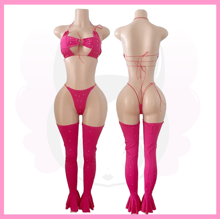 POSTIVE BRAT BLINGED TWO PIECE